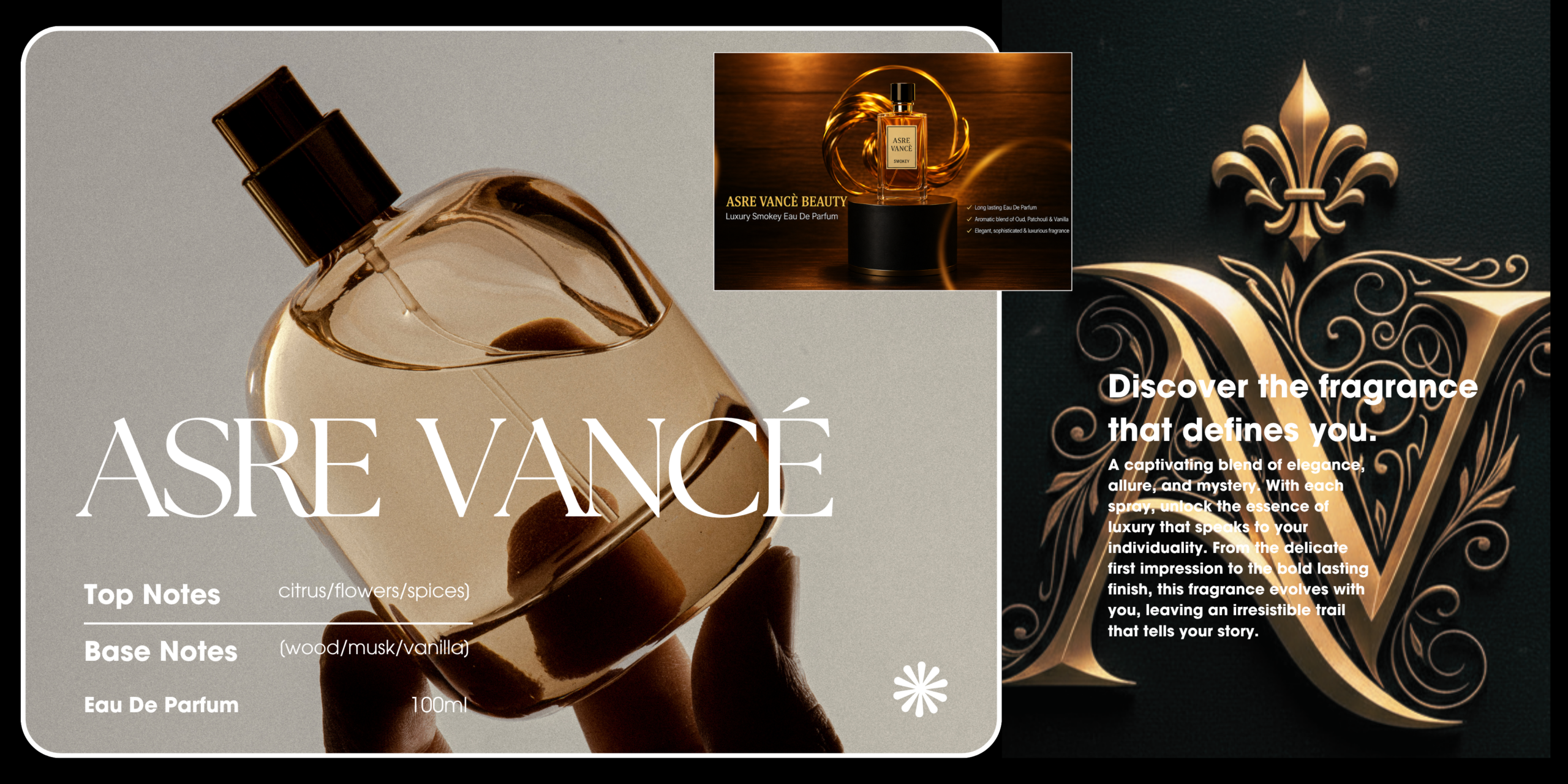 Home Black Minimalist Perfume Product Banner 1 Scaled